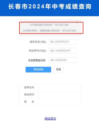 2024长春中考录取分数线